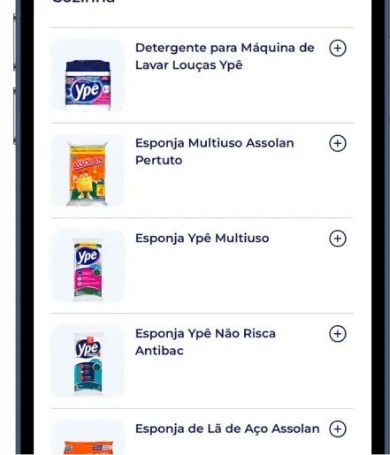 Print da Area de missões do app da Ypê