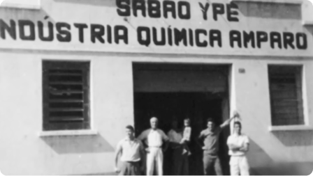Imagen de la primera industria Ypê, de 1950.