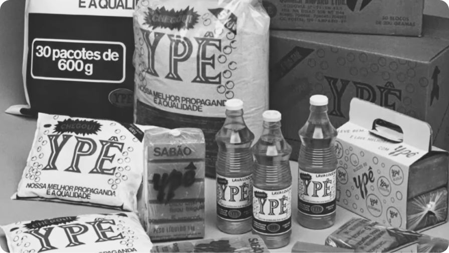 Imagen de los productos Ypê en 1950