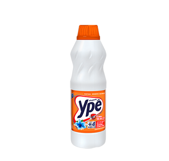 Embalagem do Alvejante Ypê