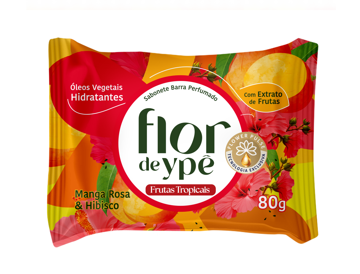 Sabonete Flor de Ypê: Manga Rosa & Hibisco