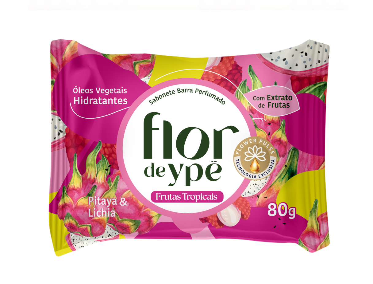 Sabonete Flor de Ypê: Pitaya & Lichia