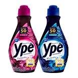 Pink and Blue Ypê Concentrated Fabric Softener